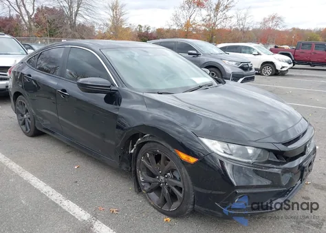 2020 Honda Civic Sport z USA, uszkodzony, nr VIN 2HGFC2F84LH595253